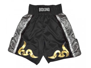 Personlig Boxningsshorts : KNBSH-030-Svart